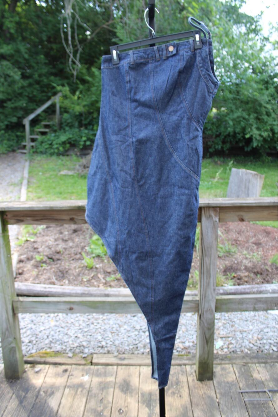Urban Revivo Asymmetrical Denim Dress | Tagged US 10 / Fits Small